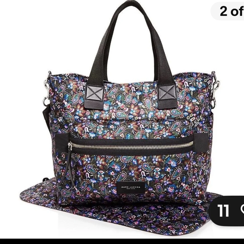 Marc‎ Jacobs new york Garden Paisley printed nylon diaper bag $320